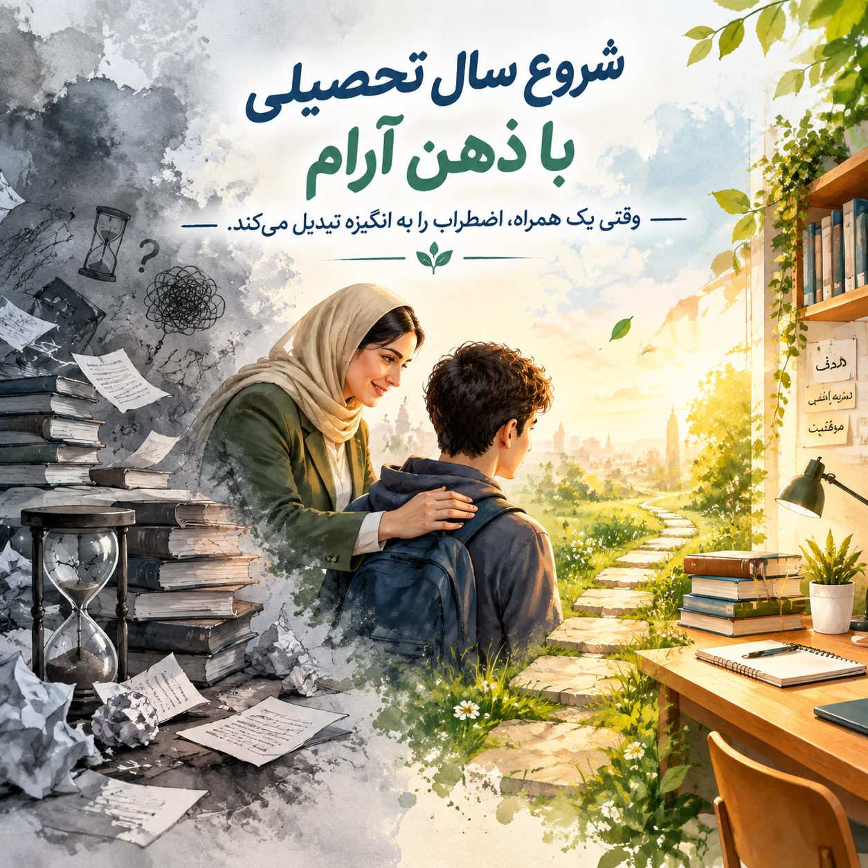 عبور از اضطراب تا انگیزه: چرا آغاز سال تحصیلی به مشاوره و همراه تحصیلی نیاز دارد؟
